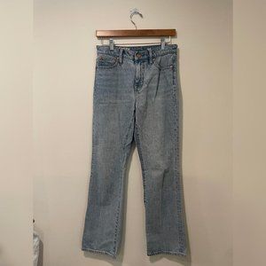 J Crew Light Wash Jean  Size 26  Full Length Demi Boot